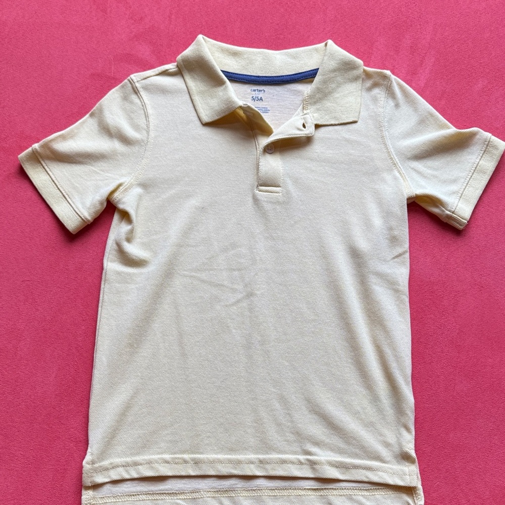 Carters yellow polo Shirt - like new